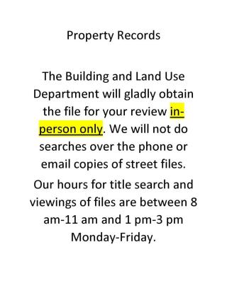 Property Records