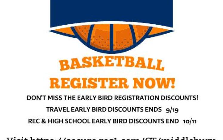 Register for Basketball Now